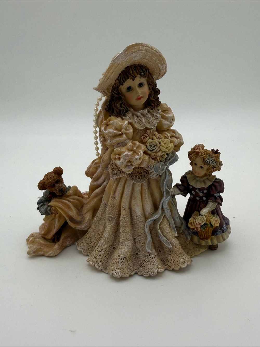Yesterday’s Child “I wanna be” Vintage-Style Porcelain Victorian Girl Figurine